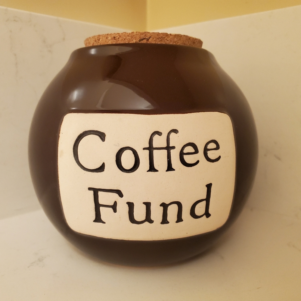 Muddy Waters Coffee Fund Money Jar RARE